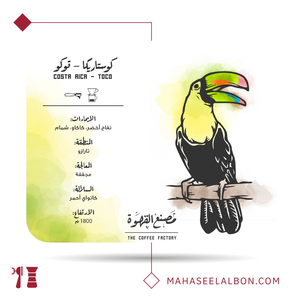 Costa Rica - Toco - The Coffee Factory Roastery