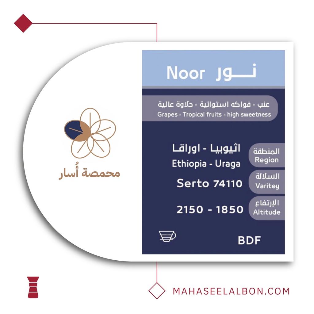 Ethiopia Oraga Noor - 250g - Osar Roaster