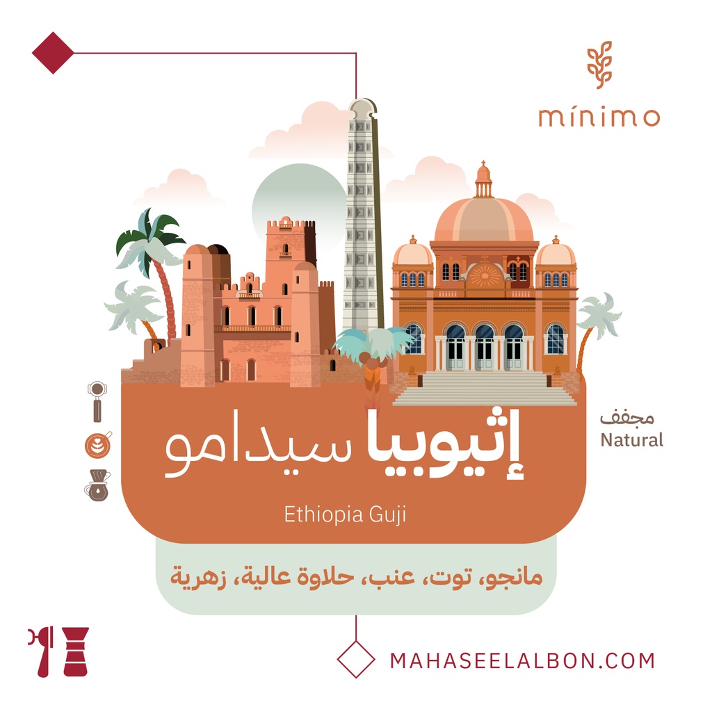 اثيوبيا - سيدامو -٢٥٠جرام-  محمصة مينيمو