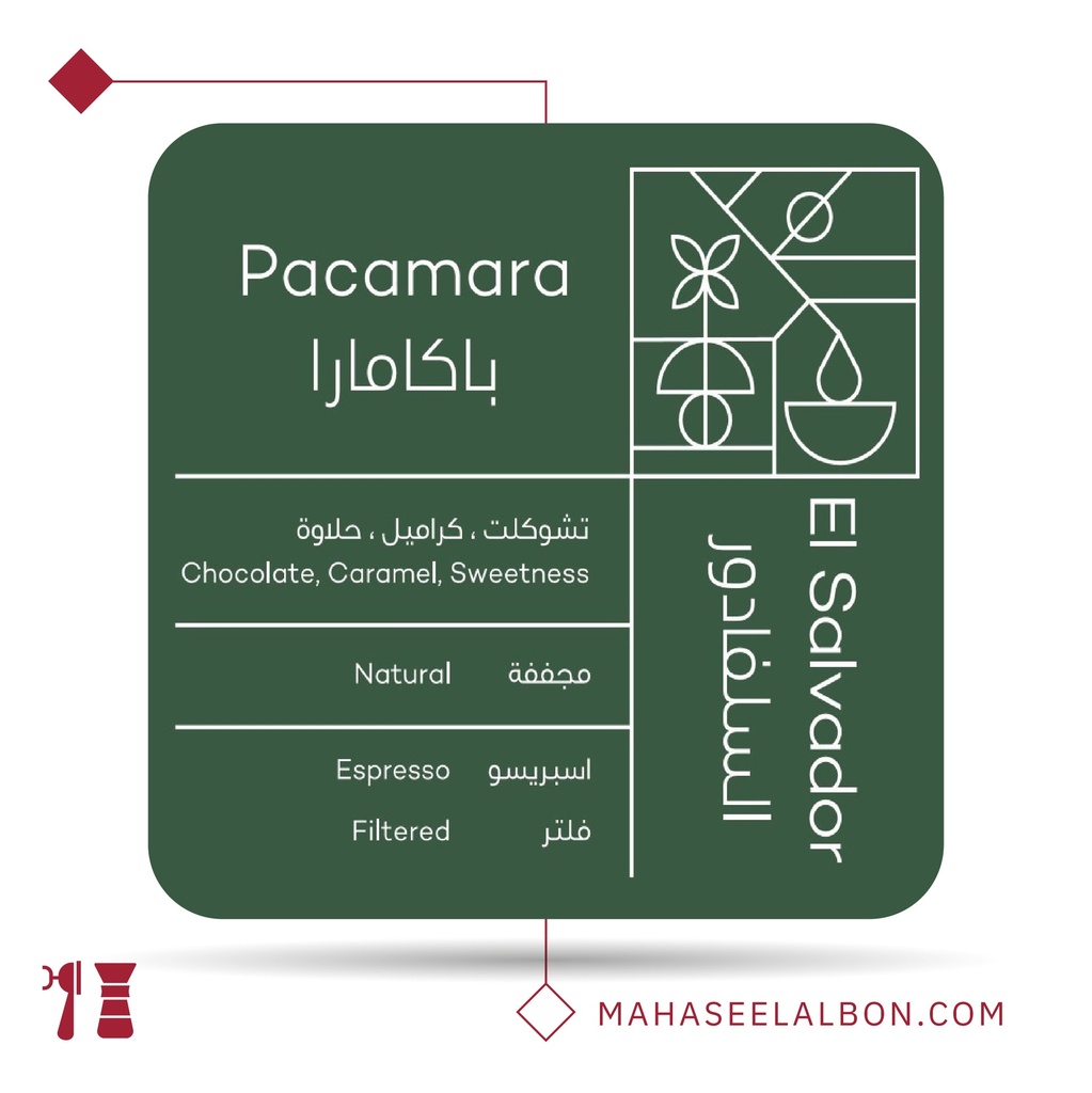 السلفادور- باكامرا- ٢٥٠  جرام - محمصة روي