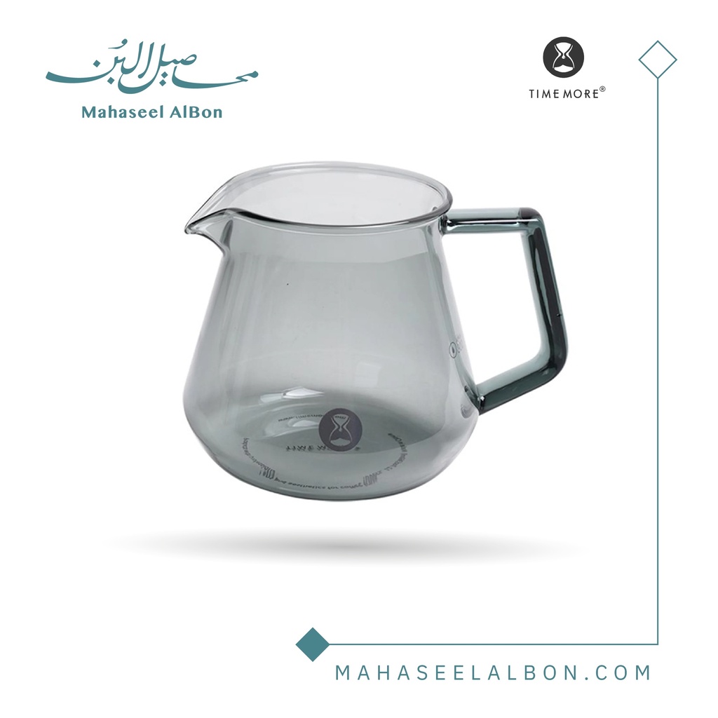  إبريق تقديم من تايمور أسود شفاف (٣٦٠  مل)