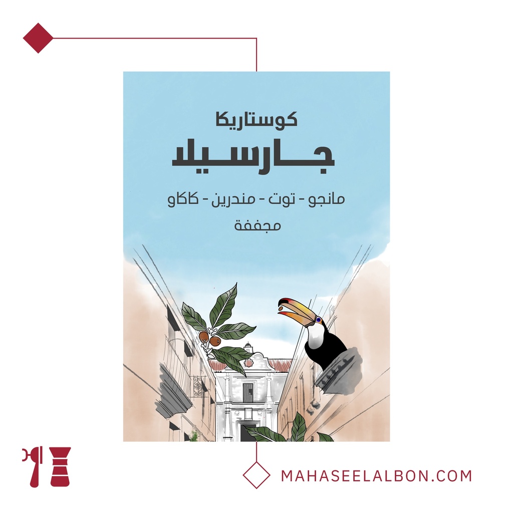 كوستاريكا - جارسيلا ٢٥٠  جرام - محمصة سراج