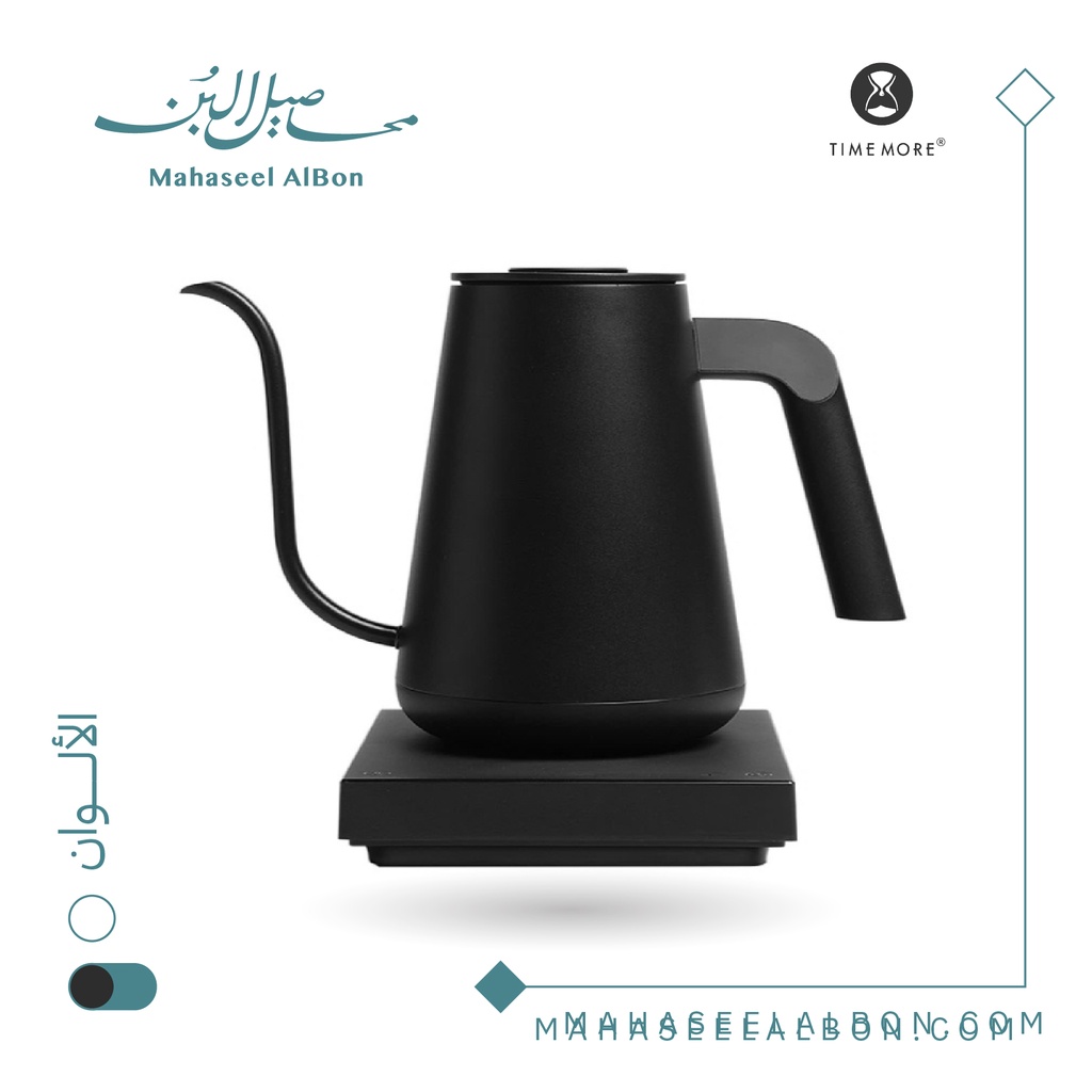 إبريق الترشيح الكهربائي الذكي من تايمور بسعة 900  مل