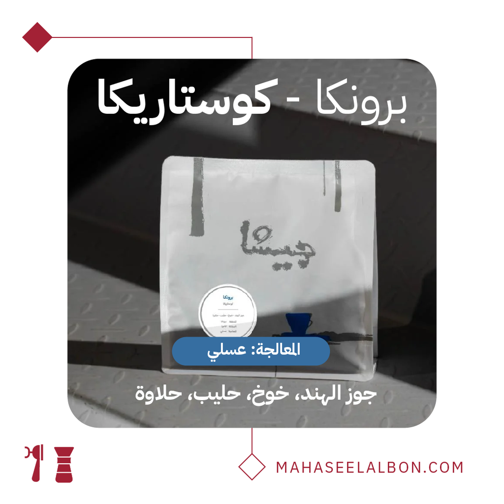 كوستاريكا برونكا - ٢٥٠  جرام- محمصة جيشا