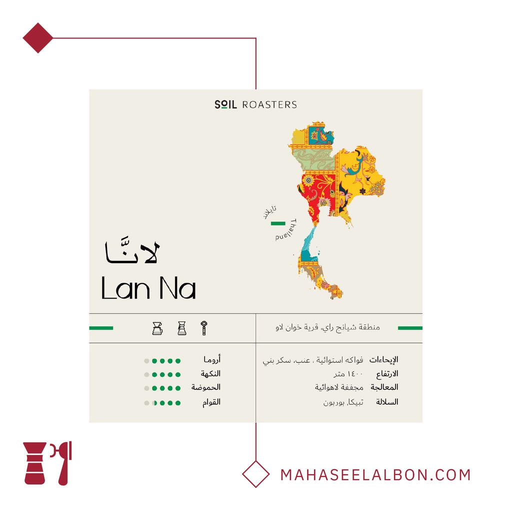 تايلاند - لانَّـا -٢٥٠جرام - محمصة سويل