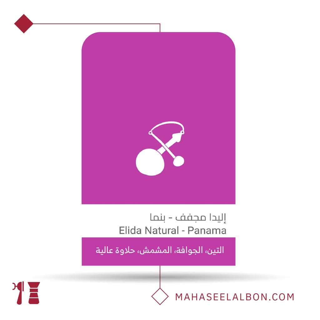 بنما - إليدا مجففة - ٢٥٠جرام - محمصة سلالات