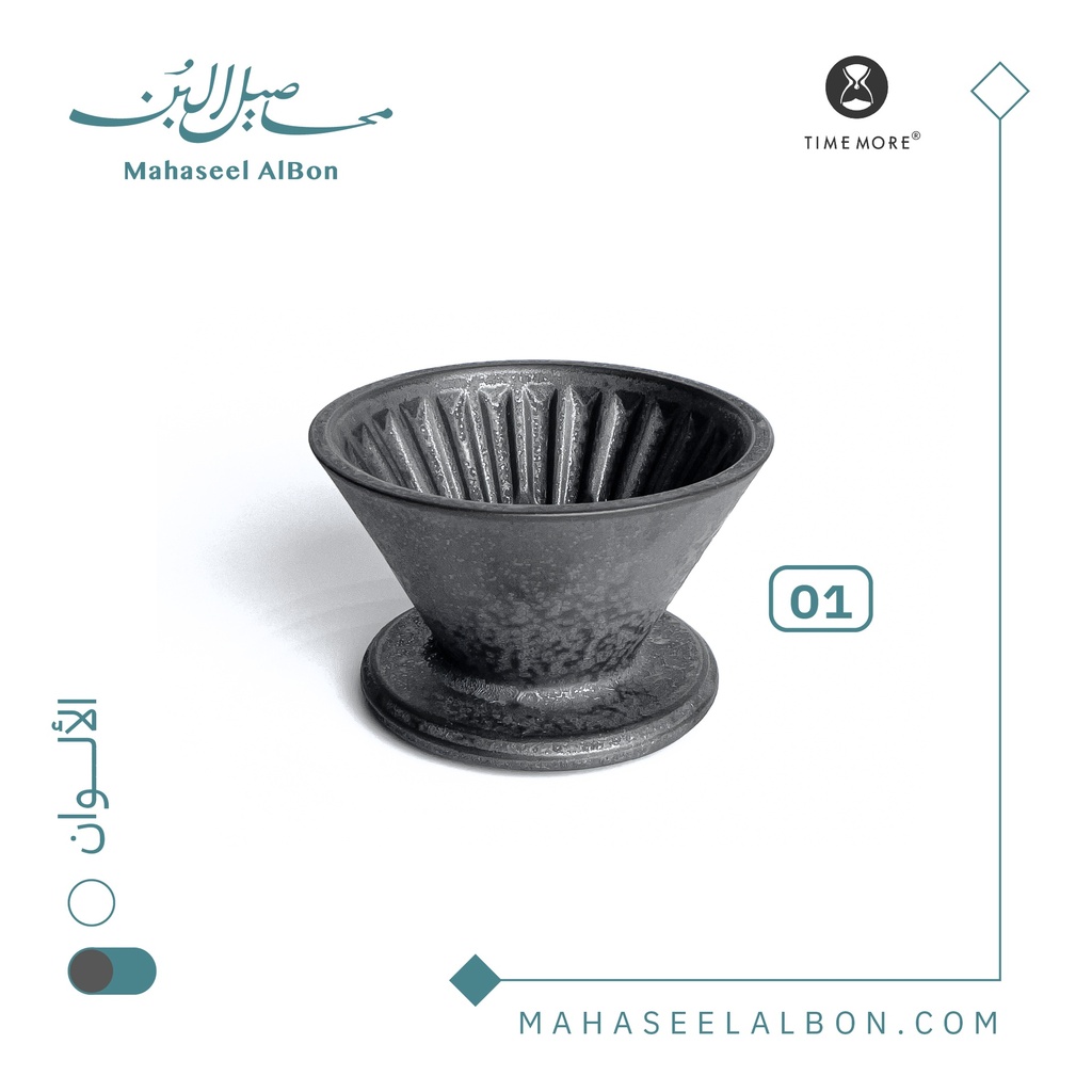 Timemore Ceramic Crystal Eye dripper 01 (Black)