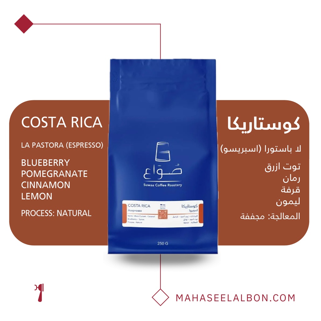 Costa Rica -  La Pastora (Espresso) - 1kg - Suwaa Roastery