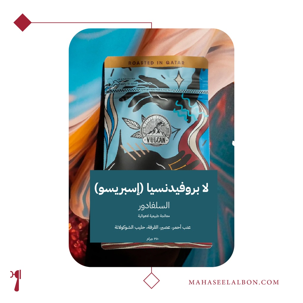 السلفادور – لا بروفيدنسيا (إسبريسو) - ٢٥٠  جرام - محمصة فولكان