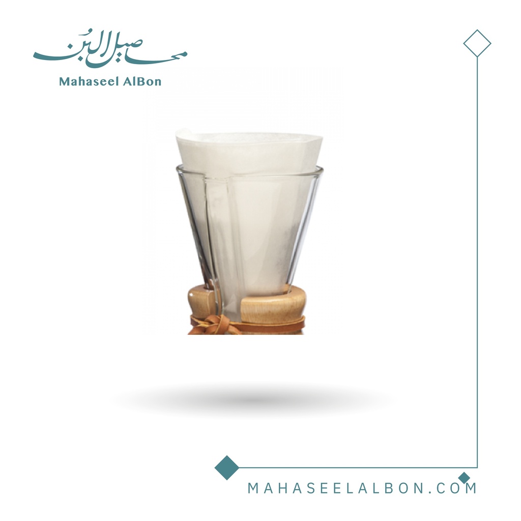 Chemex Bonded White Circular Coffee Filters FC-100 (3Cups)